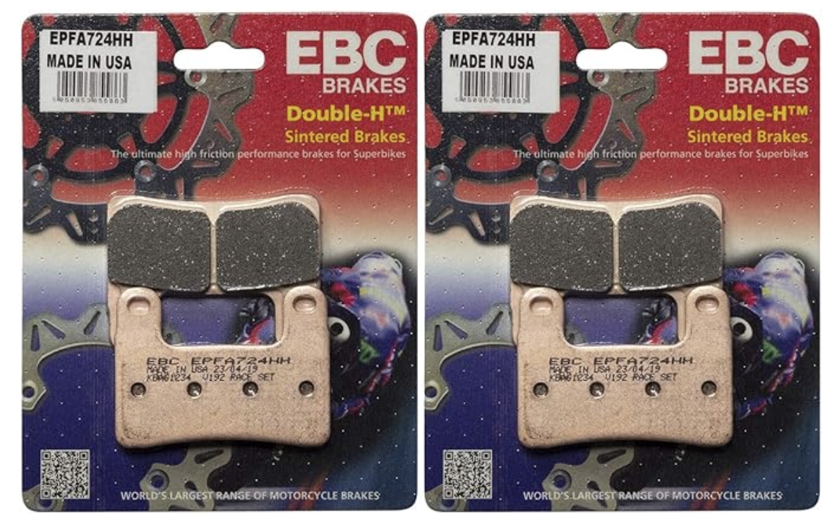 2 Sets EBC Brake Pads FA724HH (2 Packs - enough 2 rotors) for R1250RT non-Brembo Front brakes