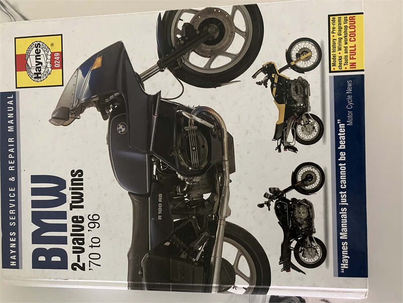 Haynes bmw repair manual for 2valve twins