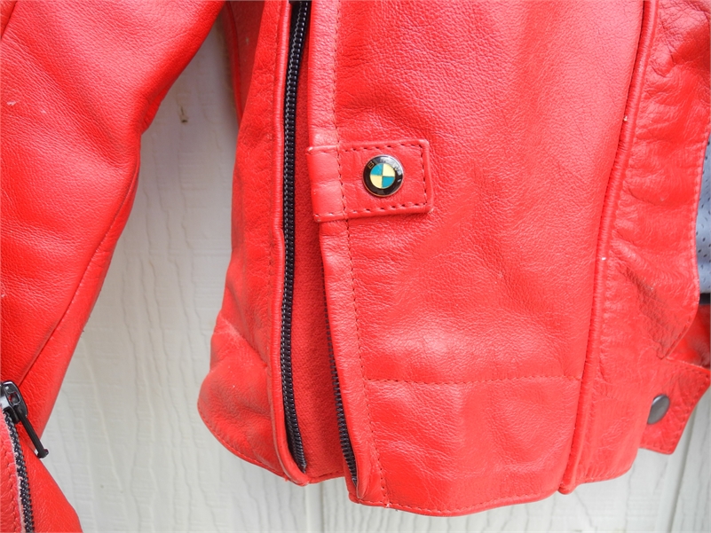 Red BMW Motorrad Leather Suit