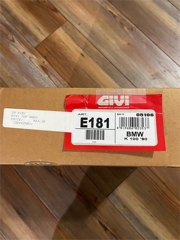GIVI TOP RACK E181 FOR A 1990 BMW K100