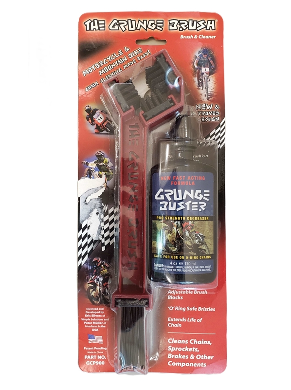 The Grunge Brush & Cleaner - Motorcycle Chain Cleaning Made Easy