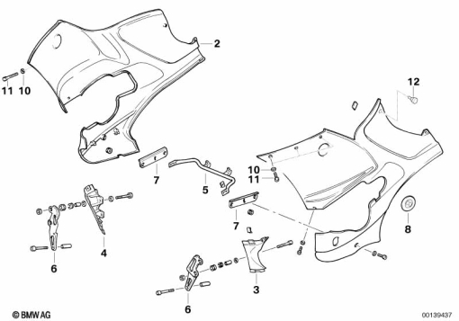 Complete BMW R1100/1150 RSL Fairing Kit. 