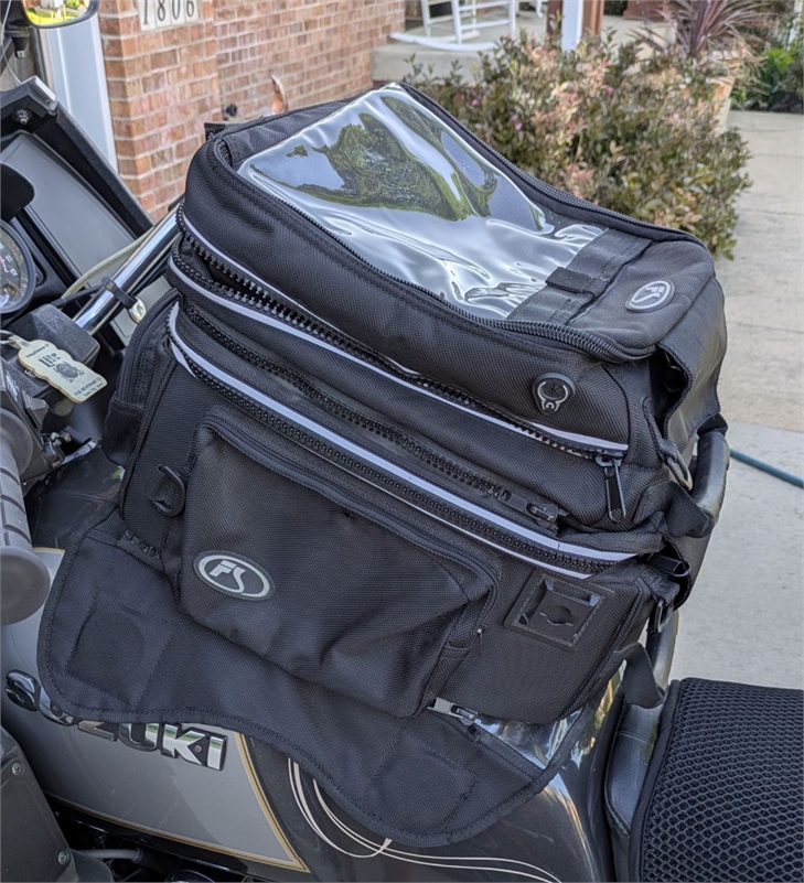 Fieldsheer Eiffel II Tankbag - Dual Bag/Dual Mounts, Magnet and Strap Mount- 2 for 1! $50 plus shpg