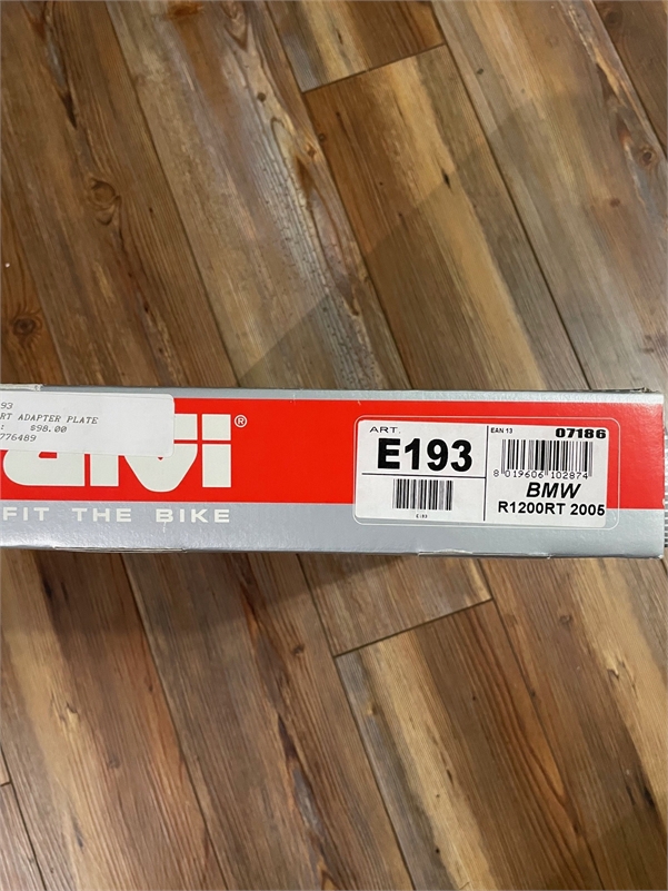 GIVI SPECIFIC PLATE E193 TOP RACK FOR 2005 BMW R1200RT