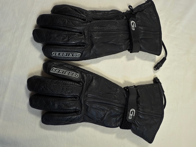 GERBING electric heated leather gloves, Size medium
