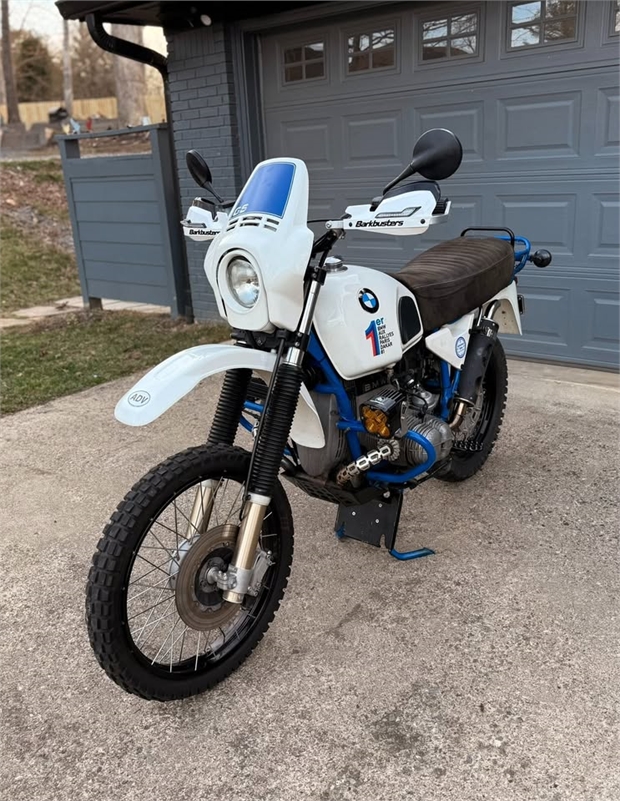 Unique 1989 R100GS / DRZ400 Restomod - "Billie the blue bike!"