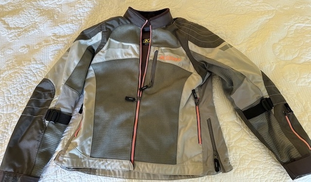 Klim Avalon Womens Jacket Gray Touring Motorcycle Apex Airflow. Size Large