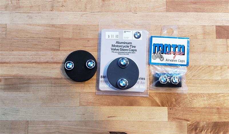 BMW Motorcycle Tire Vale Stem Caps "New" - 3 Sets